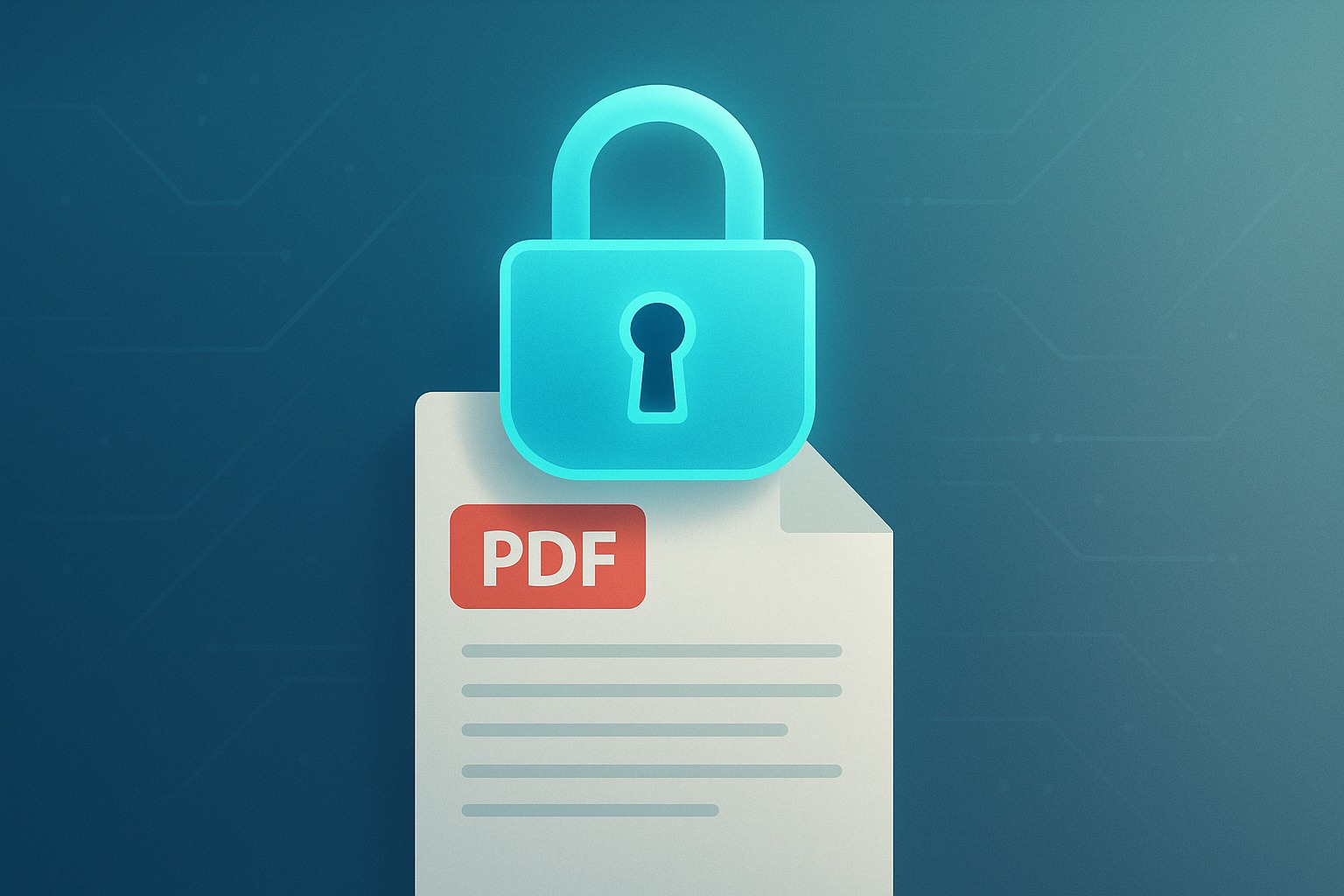 How to Protect Your PDF with a Password (Online Free Tool)